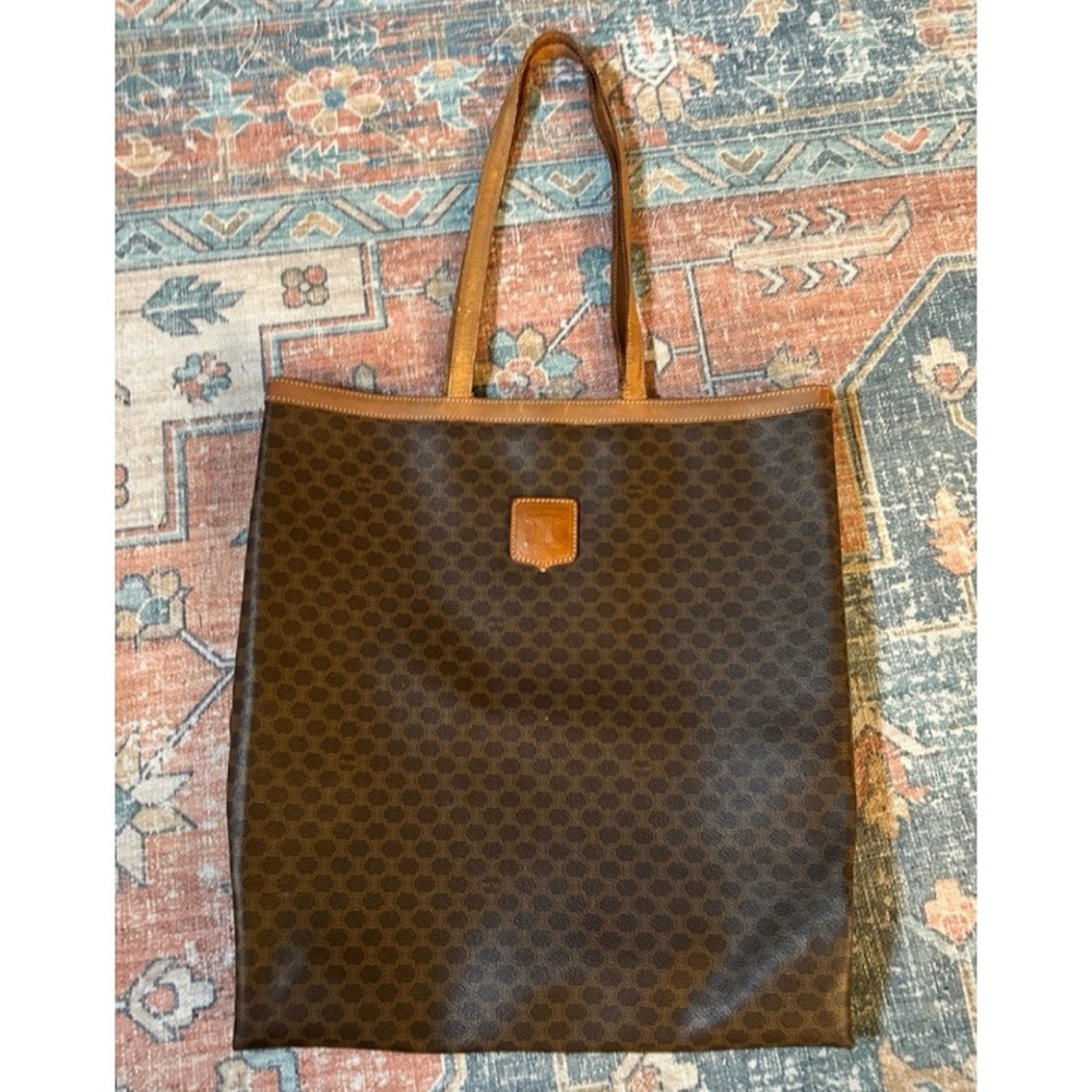 Celine Brown and Tan Tote Bag